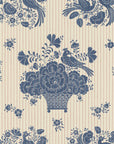 Wallpaper Birds Nest - Ink Blue