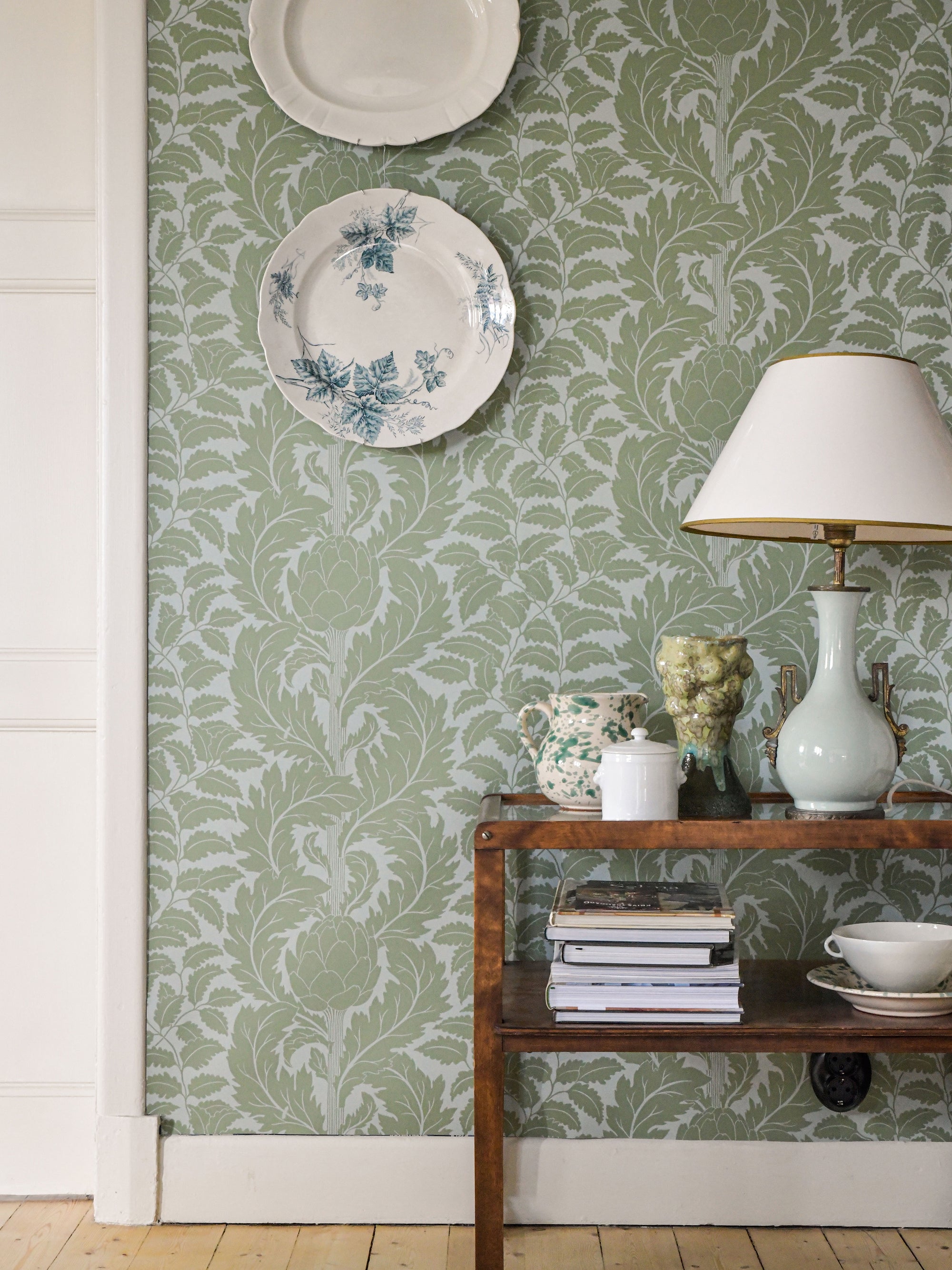 Wallpaper Artichoke - Garden Green