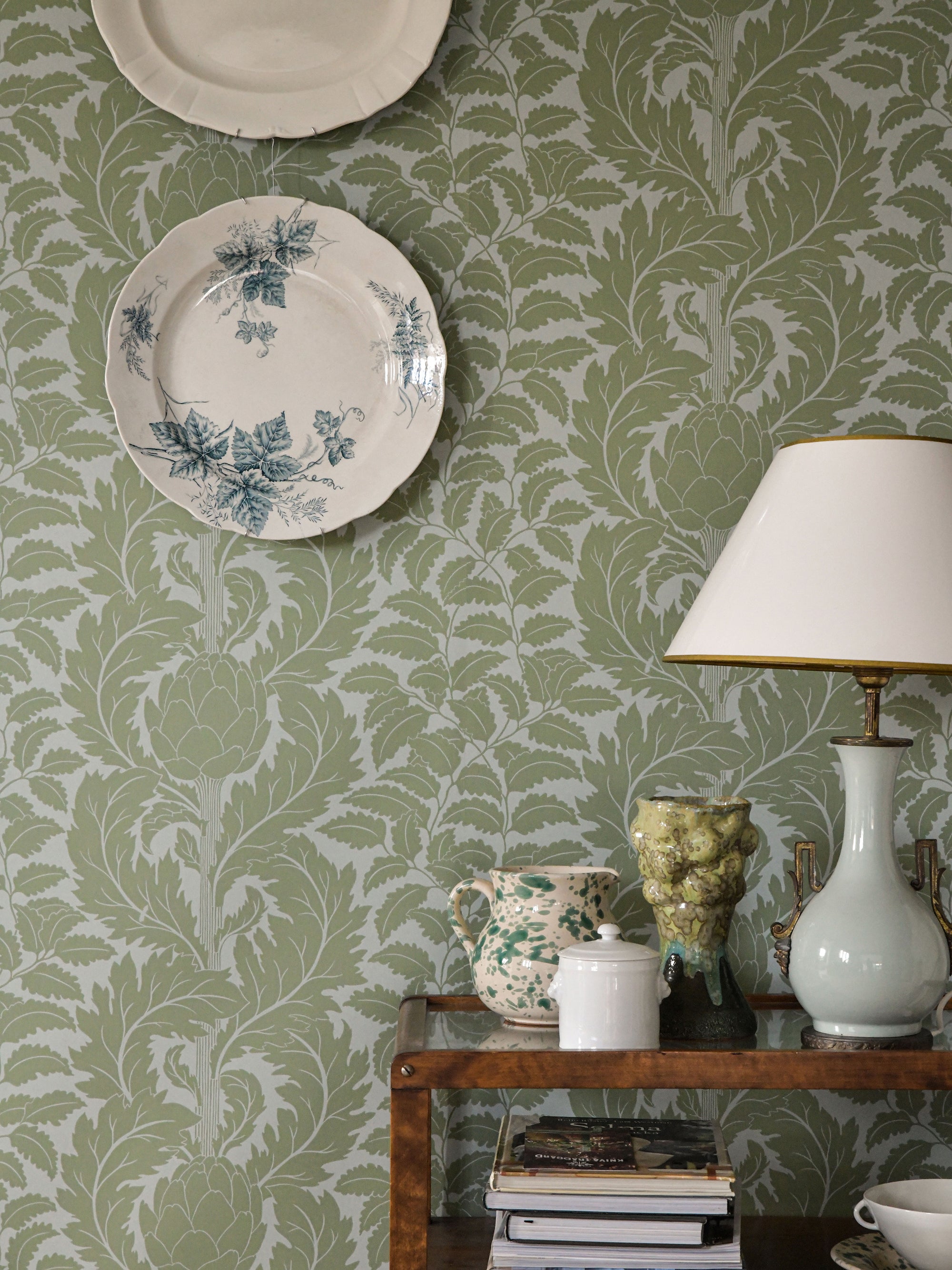 Wallpaper Artichoke - Garden Green