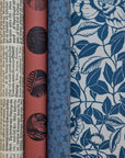 Wallpaper Flower Shower - Indigo