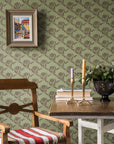 Wallpaper Daisy - Arbour Green