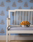 Wallpaper Floret - Dala Blue