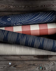 Wallpaper Ikat - Midnight Blue 13-84