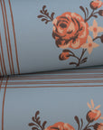 Wallpaper Rose - Dala Blue