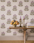 Wallpaper Floret - Lilac