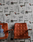 Wallpaper The butterfly effect - Dusty orange