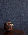 Wallpaper Flower Shower - Indigo