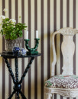 Wallpaper Jagged Stripe - Marron