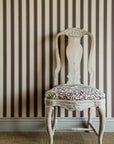 Wallpaper Jagged Stripe - Marron