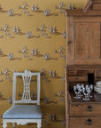 Wallpaper A Walk in the Park - Misted Yellow