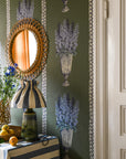 Wallpaper Delphinium - Arbour Green
