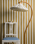 Wallpaper Jagged Stripe - Mustard