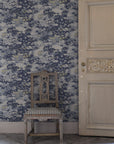 Wallpaper Into the Woods - Misty Blue