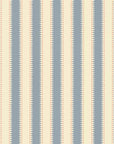 Wallpaper Jagged Stripe - Sky Blue