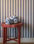 Wallpaper Jagged Stripe - Denim 30-64