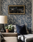 Wallpaper Oak Tree Tails - Washed Denim