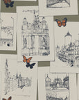 Wallpaper The butterfly effect - Dusty orange