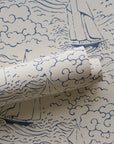 Wallpaper S/Y Gratia - Indigo