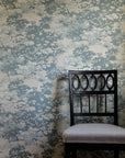 Wallpaper Into the woods - Pale turquoise