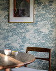 Wallpaper Into the woods - Pale turquoise