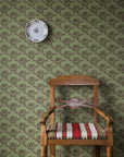 Wallpaper Daisy - Arbour green