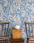 Wallpaper Talk about cockatoos - Faded denim