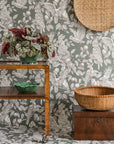 Wallpaper Talk about cockatoos - Sage green