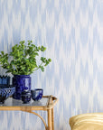 Wallpaper Ikat - Mediterranean