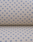 Wallpaper Tiny flower - Faded denim