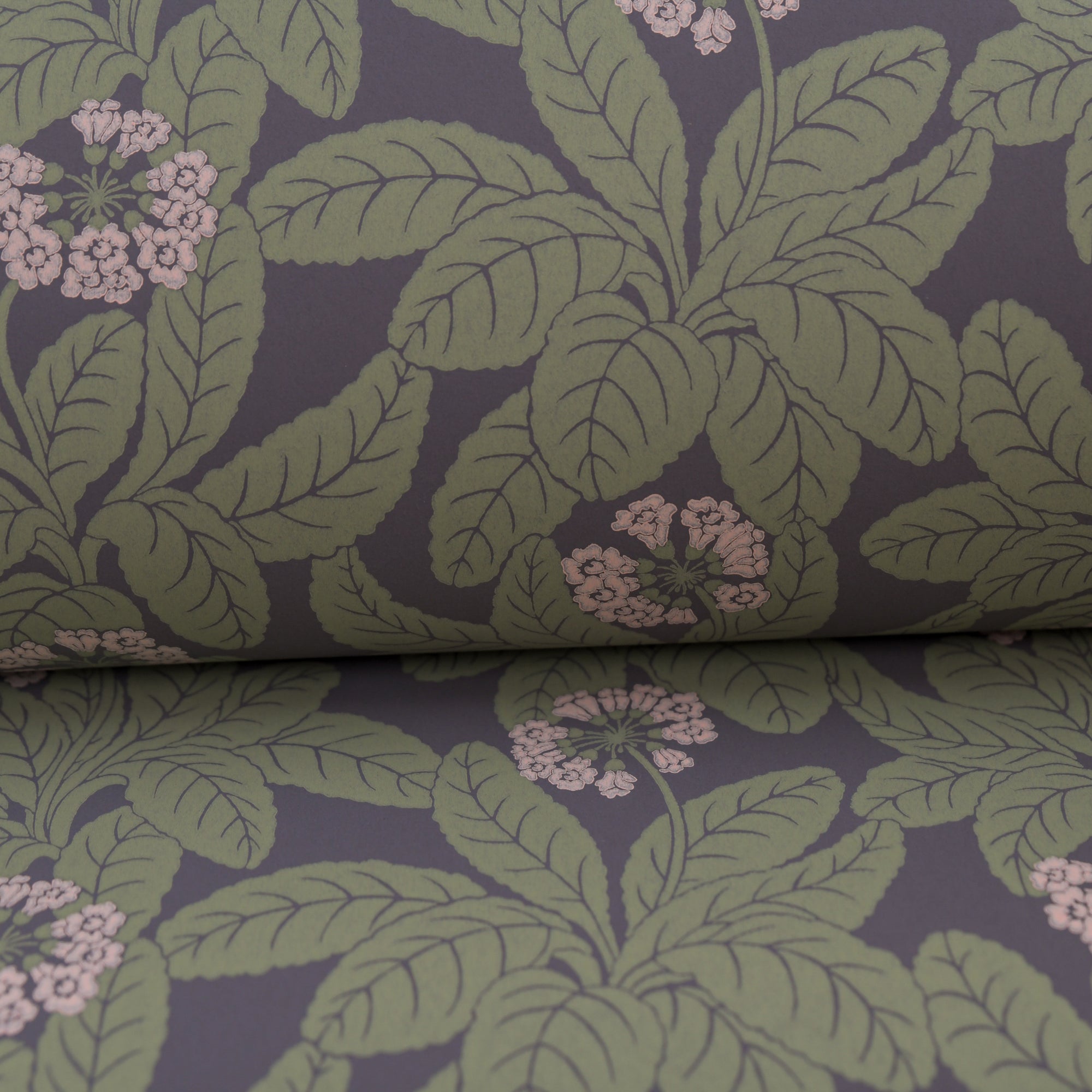 Wallpaper Primula - Aubergine