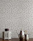 Wallpaper Flower shower - Chalk white