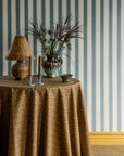 Wallpaper Jagged Stripe - Turquoise NEW COLOURWAY!