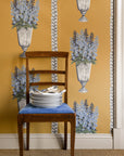 Wallpaper Delphinium - Mustard