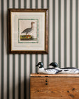 Wallpaper Jagged Stripe - Dusty Olive