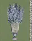 Wallpaper Delphinium - Arbour green