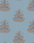 Wallpaper Floret - Dala blue