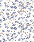 Wallpaper Ginkgo Garden - Faded Indigo