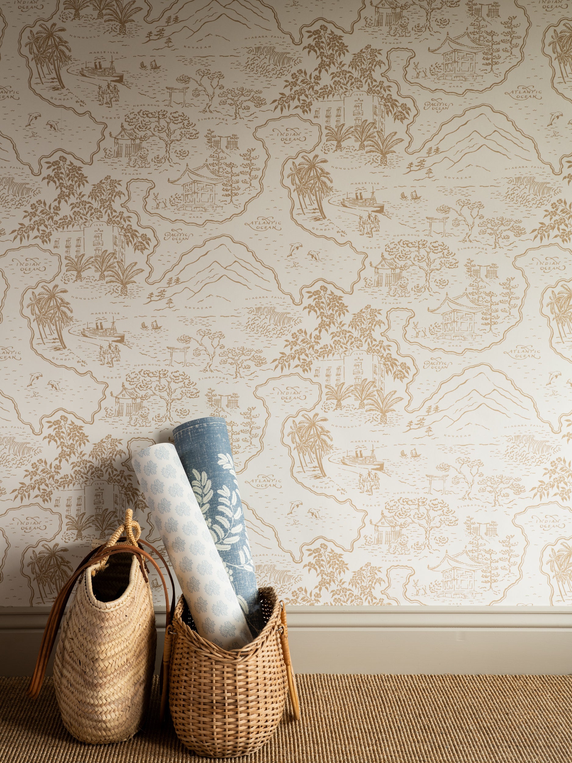 COMING SOON Wallpaper Voyage 1929 - Cinnamon 50-49
