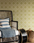 COMING SOON Wallpaper Trellis - Dusty Lemon 52-67