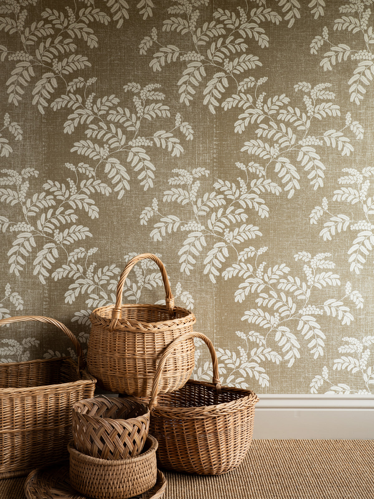 COMING SOON Wallpaper Acacia - Chino Beige 53-58