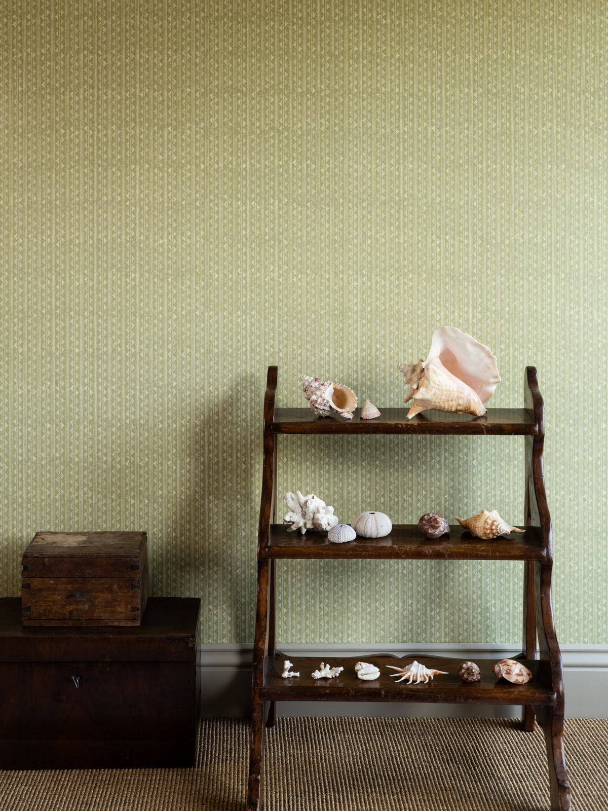 COMING SOON Wallpaper Zigzag - Dusty Lemon 51-47