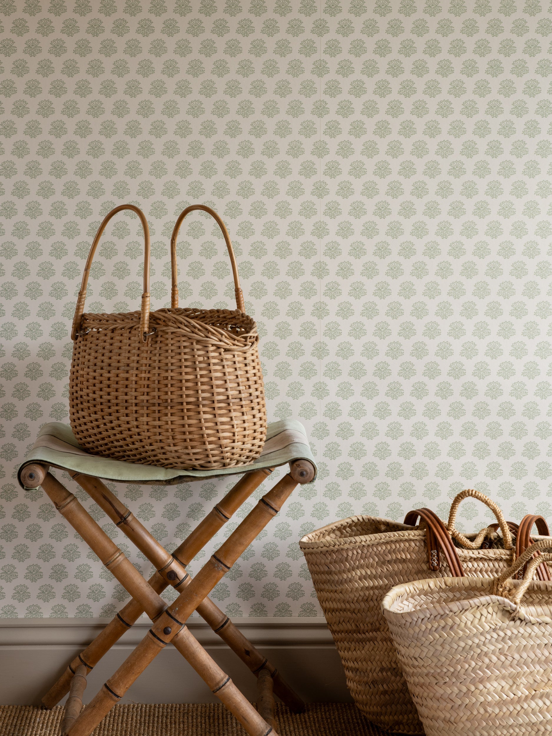 COMING SOON Wallpaper India - Sage Green 49-55