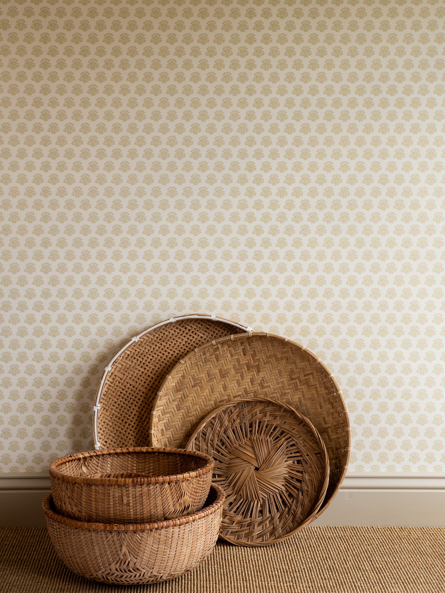 COMING SOON Wallpaper India - Golden Yellow 49-47