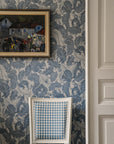 Wallpaper Oak tree tails - Washed denim