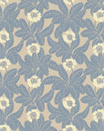 Wallpaper Primula - Faded denim