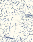 Wallpaper S/Y Gratia - Indigo